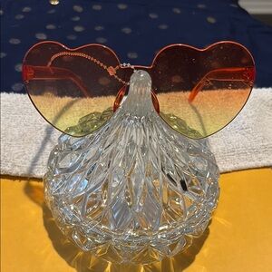 Heart-Shaped Red Sunglasses